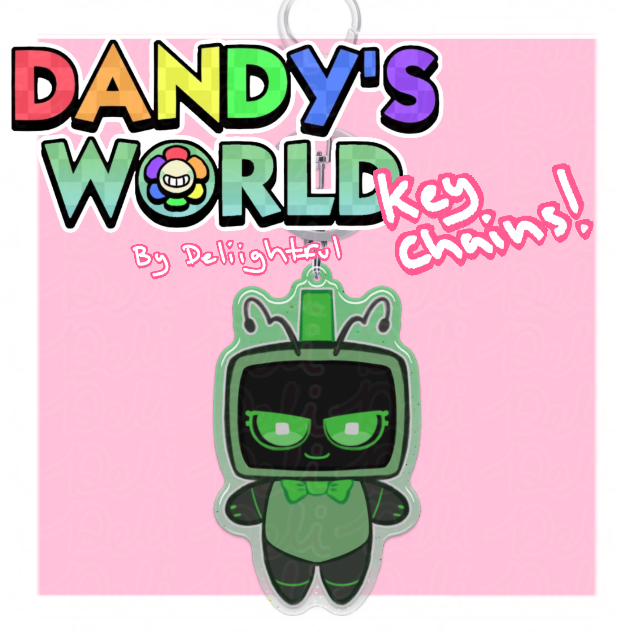 Vee Dandy's World Plush Keychain!