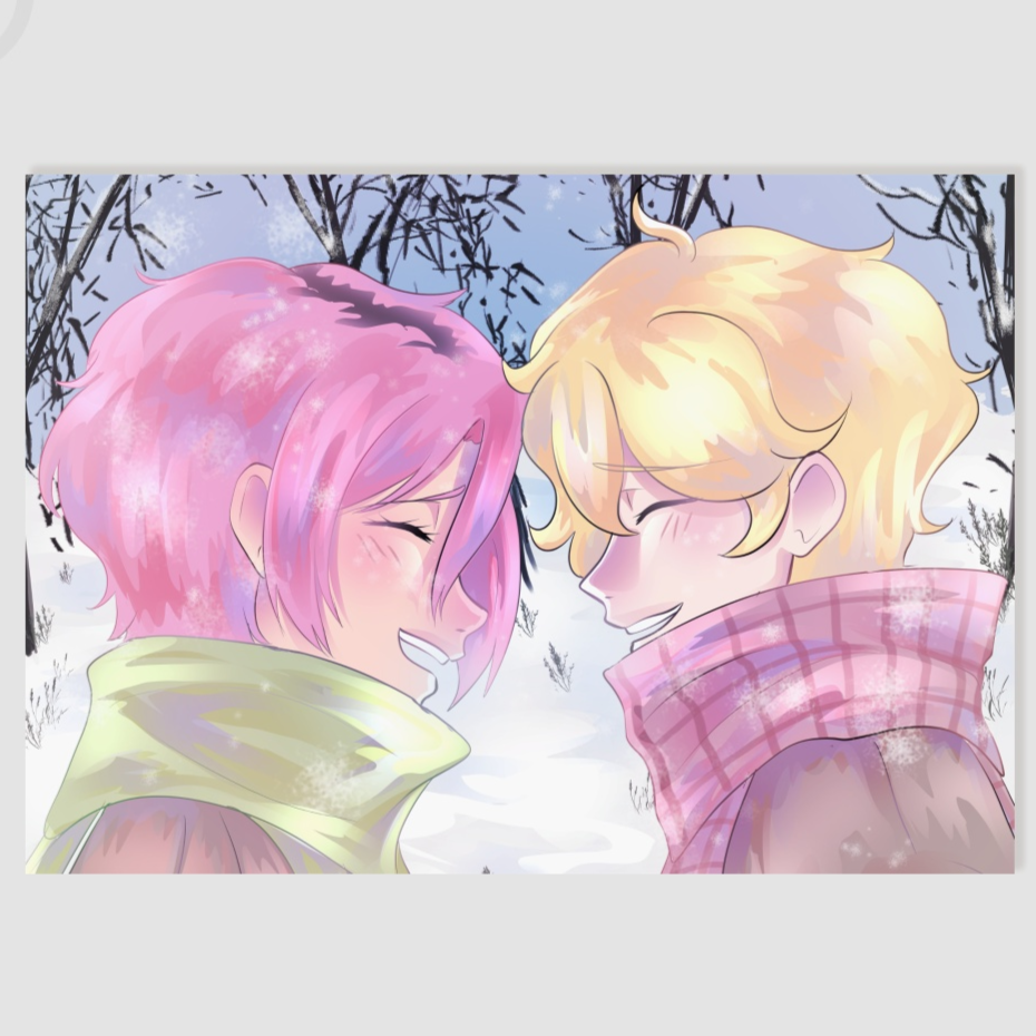 Kaimon Poster Print | Kai x Damon | Project Eden's Garden