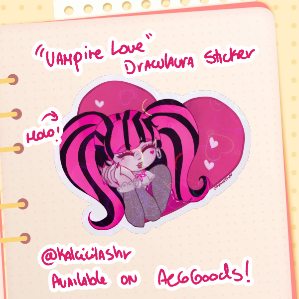 Vampire Love - Draculaura Sticker