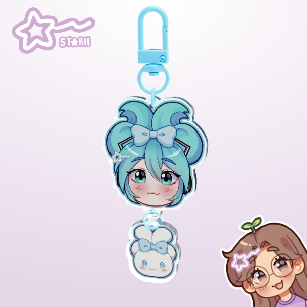 CinnaMiku ᯓ★ Connection Acrylic Keychain
