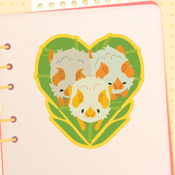 Honduran White Bat - Sticker