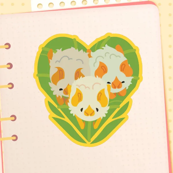 Honduran White Bat - Sticker