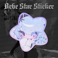 ⋆ Bebe Star Sticker ⊹ ࣪ ˖