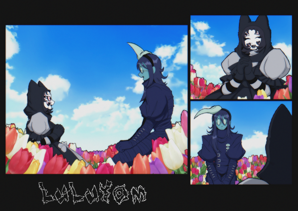 In The Tulips - Print