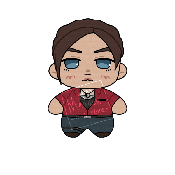 Claire Redfield Resident Evil 2 Remake - Chibi Plushie