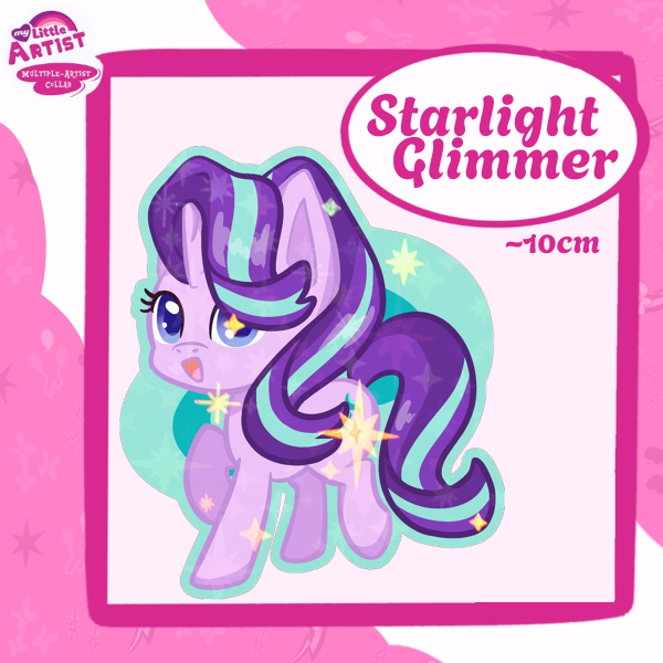 [MLP] My Little Artist Collab - Die Cut Sticker - Starlight Glimmer