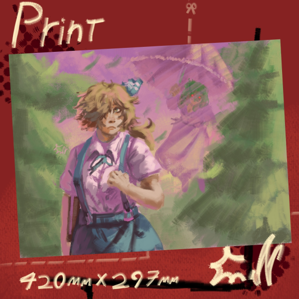 'Yuuka and Alice in 98' A3 Print
