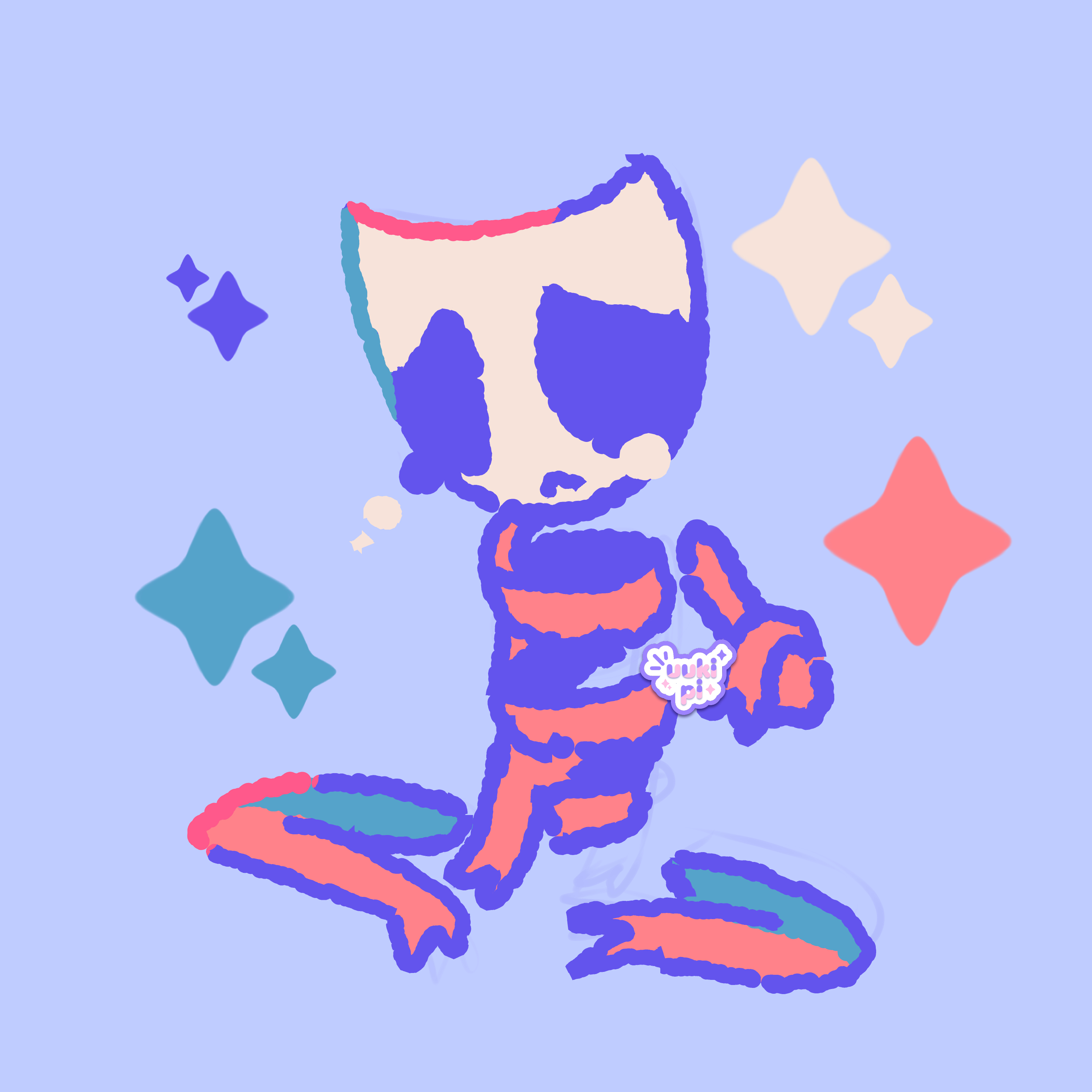 Gangle lil guy charm