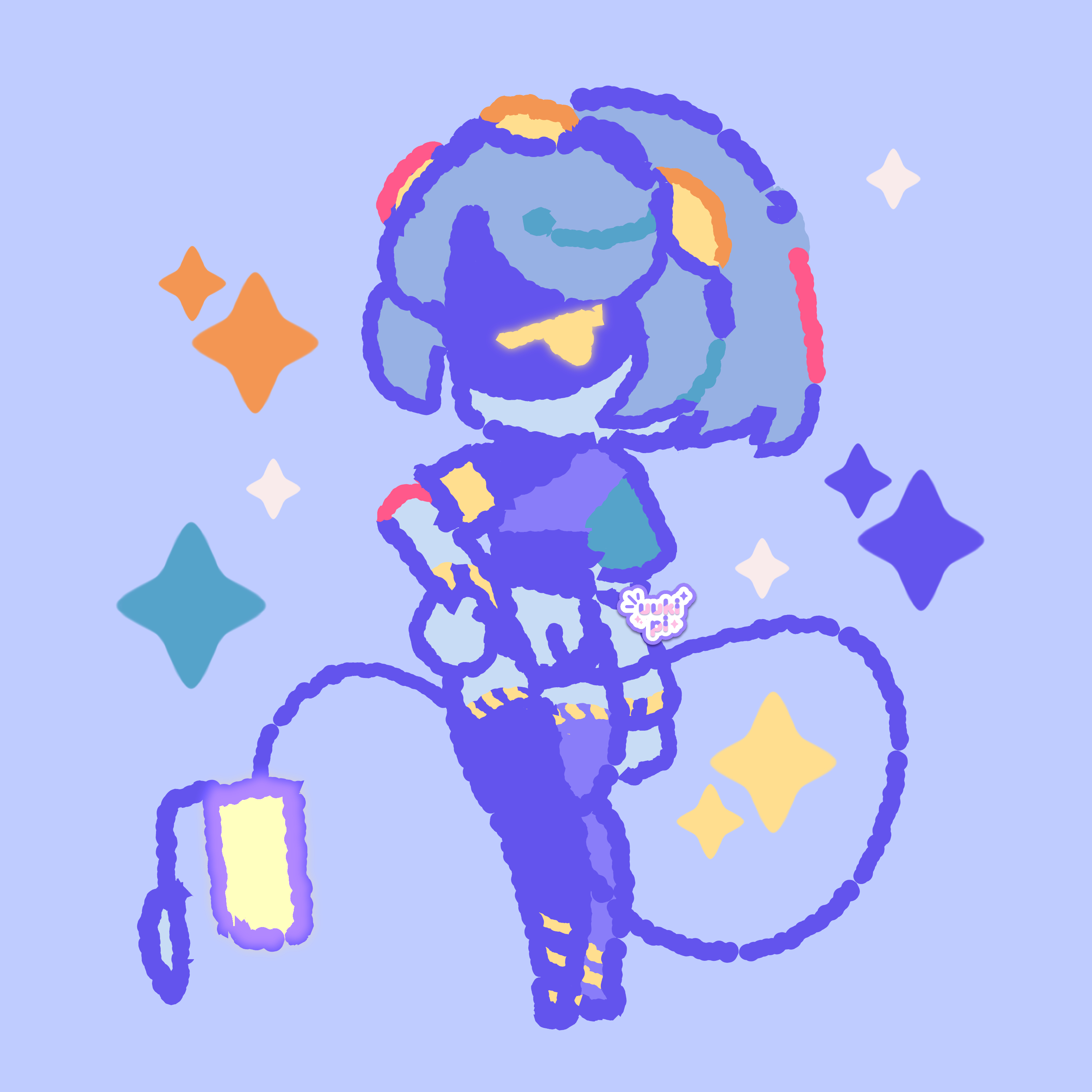 V lil guy charm