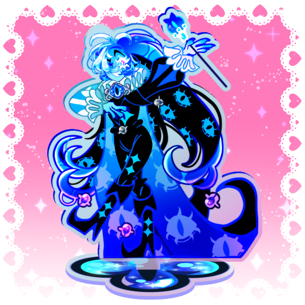 Shadow Milk Cookie Cookie Run Kingdom Rainbow Acrylic Standee