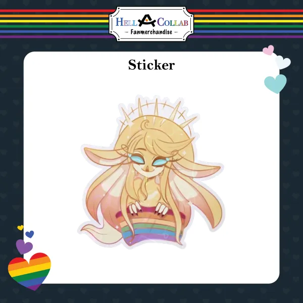 Speaker of God sticker || Hell-a-Collab Pride Collection