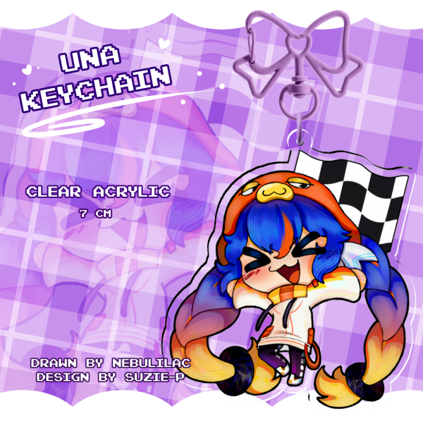 SPEED OF SPICE Otomachi Una Keychain || VOCALOID