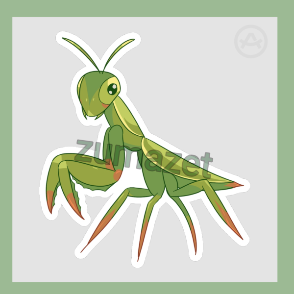 praying mantis sticker !