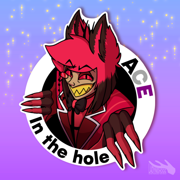 Ace In The Hole || Die Cut Sticker