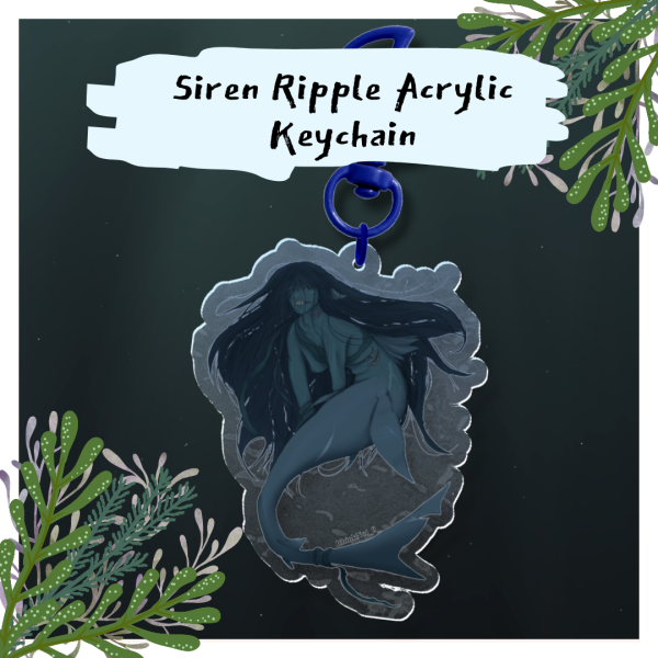 Siren Ripple Acrylic Keychain