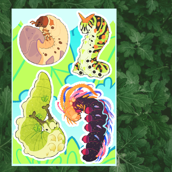 Squishy Long Boys - Sticker Sheet