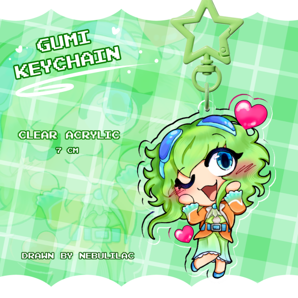 Gumi Keychain || VOCALOID