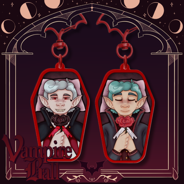 Vampire ball - Scott Goldsmith coffin keychain (Vampires SMP)