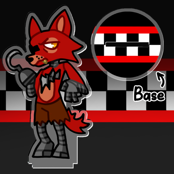 FNaF 1 Foxy 11cm acryilic standee