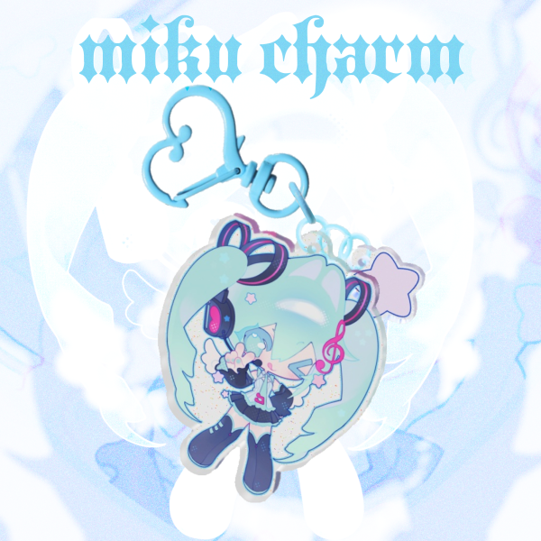 ⭑♪⊹ ࣪ ˖ Miku Heart Charm ♡