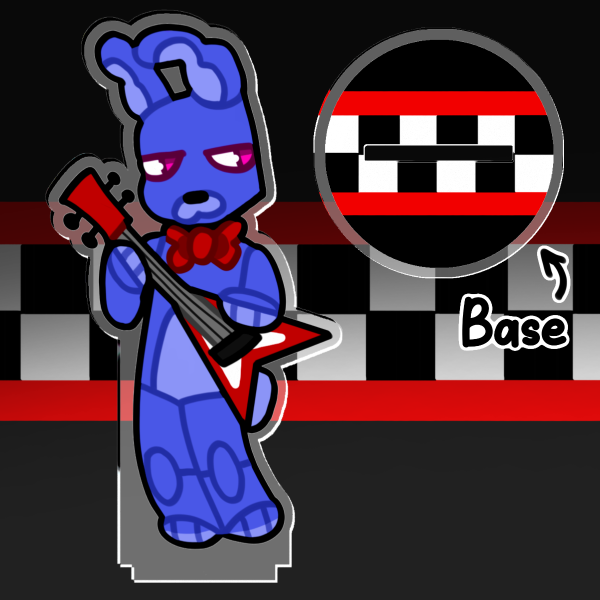 FNaF 1 Bonnie 11cm acryilic standee