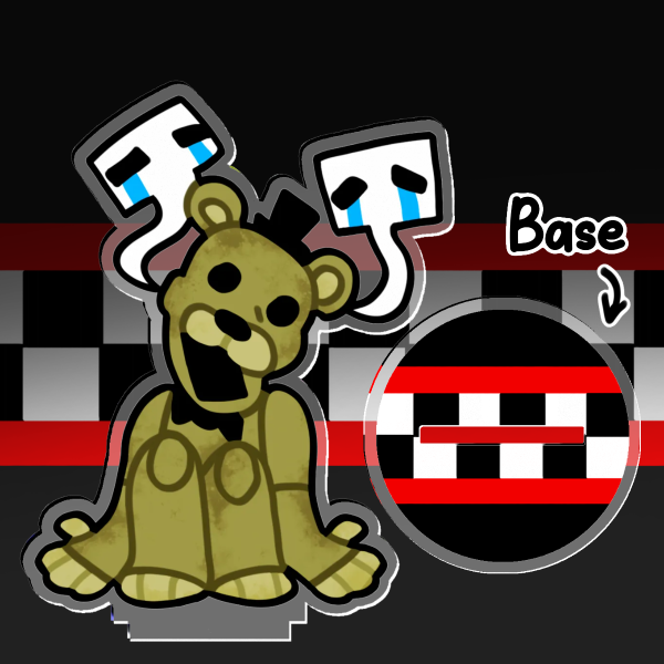 FNaF 1 Golden Freddy 11cm acryilic standee
