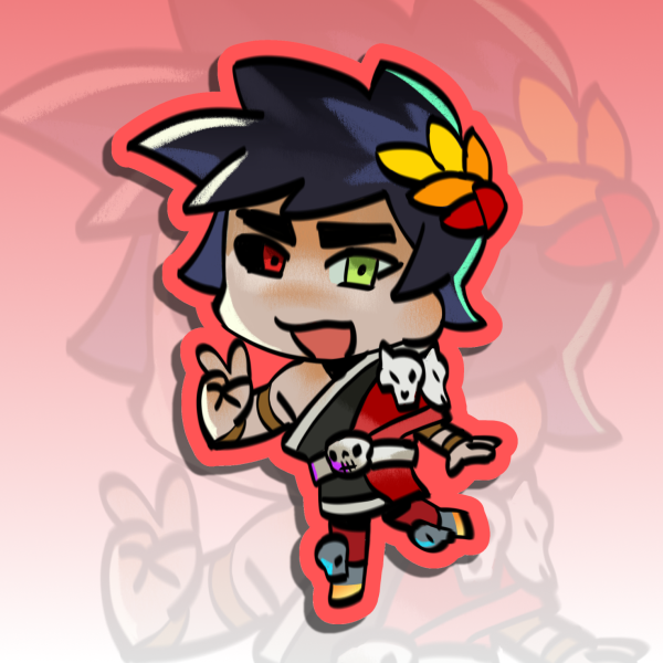 Zagreus Matte Sticker