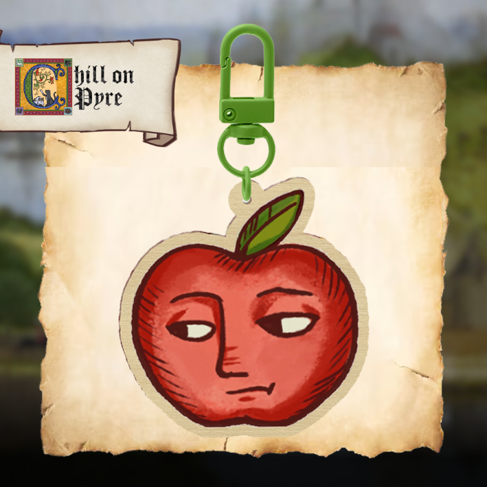 Apple Wood Keychains