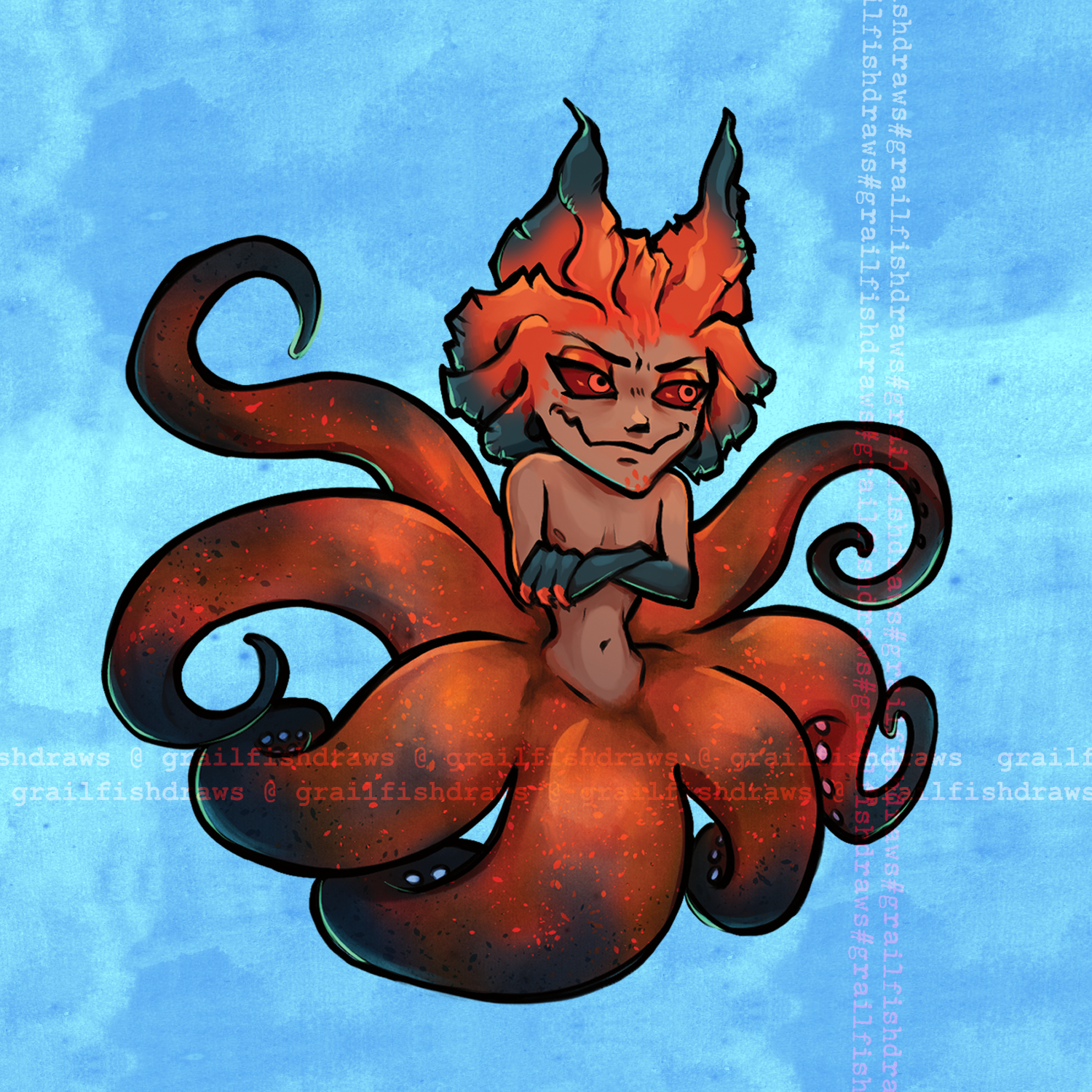 Mermay Alastor Sticker