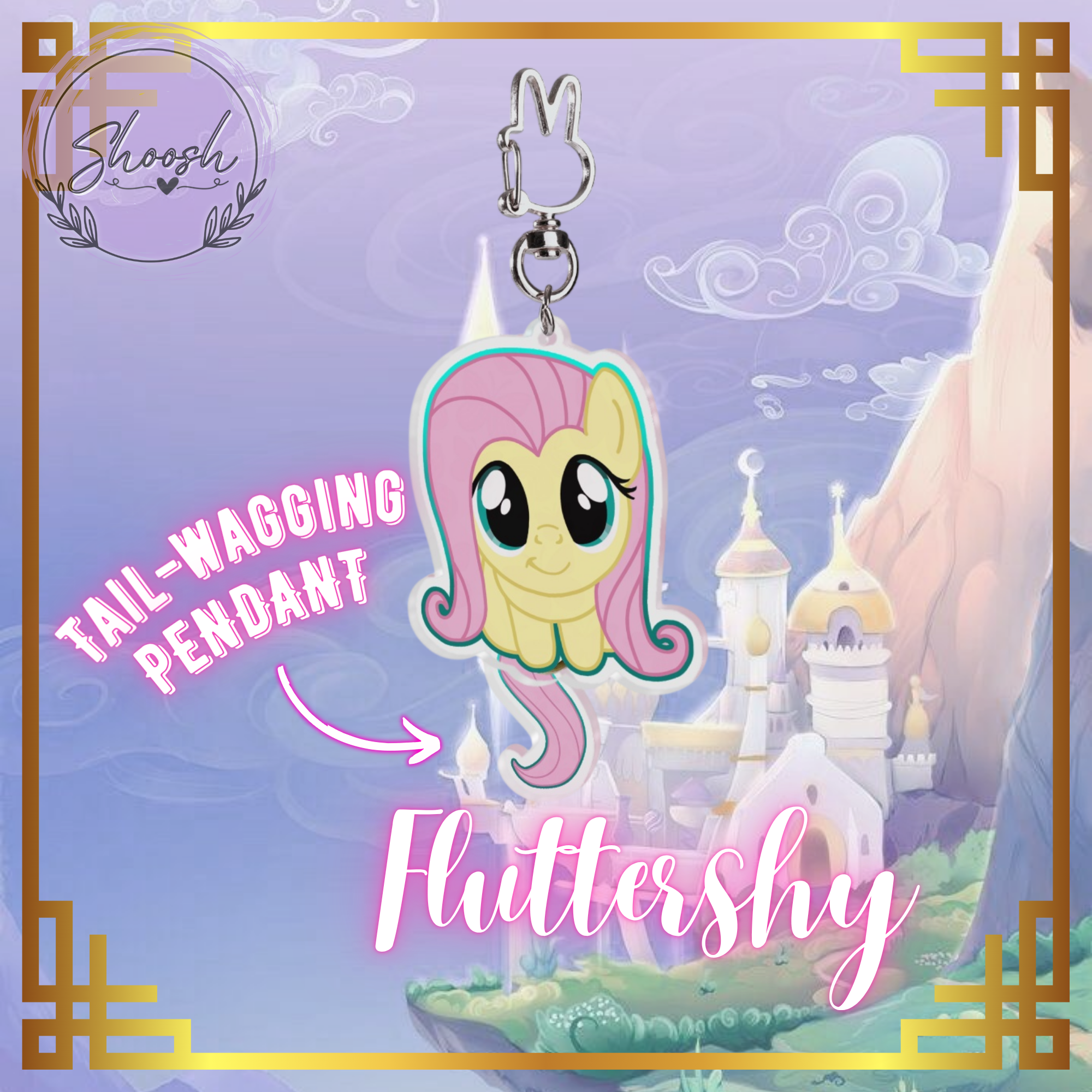Fluttershy Tail-wagging Pendant