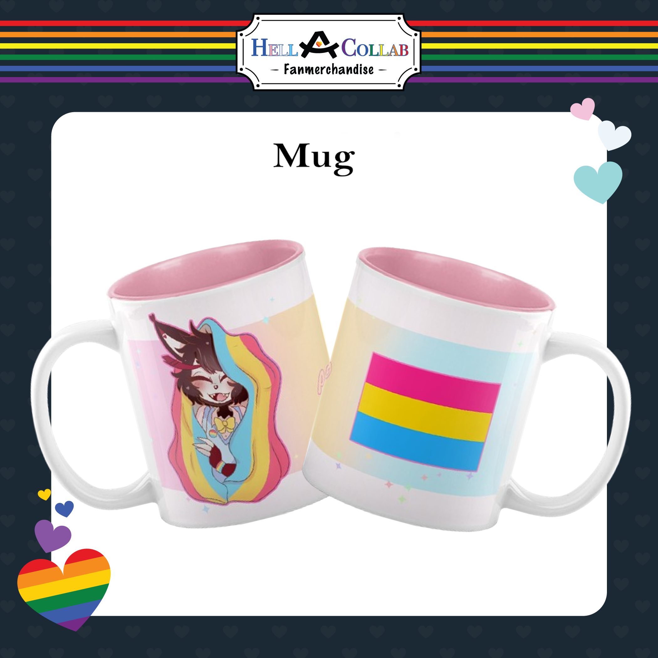 Husk Pride Mug || Hell-a-Collab Pride Collection