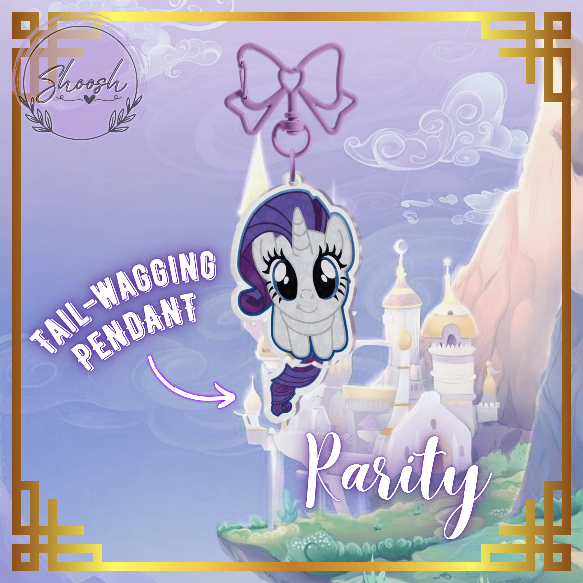 Rarity Tail-wagging Pendant