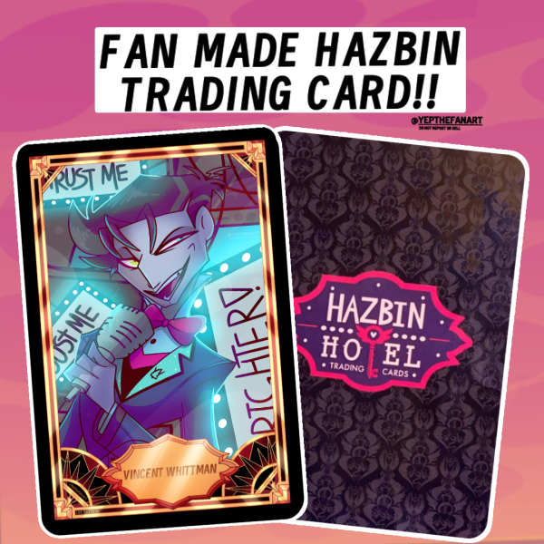 Hazbin Hotel Fan Made Trading Card