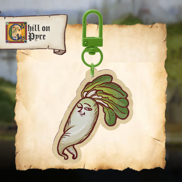 Radish Wood Keychains