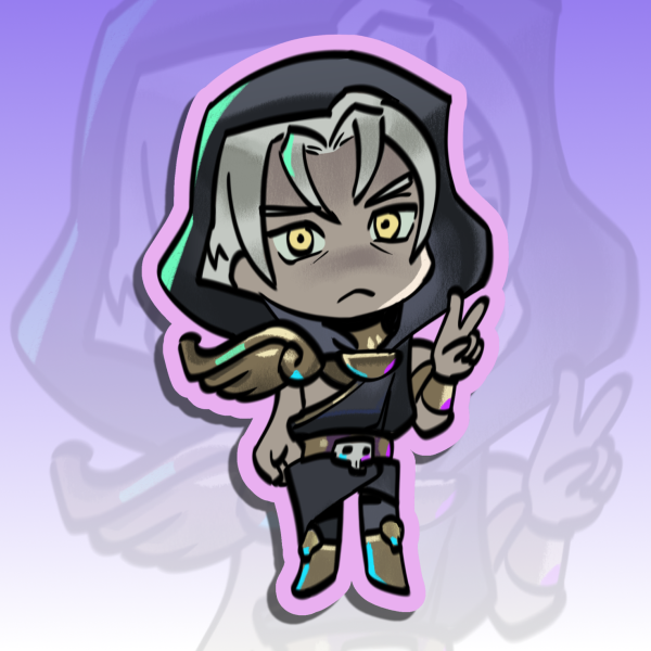 Thanatos Matte Sticker