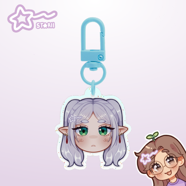 Frieren ᯓ★ Glitter Acrylic Keychain (VER.2)