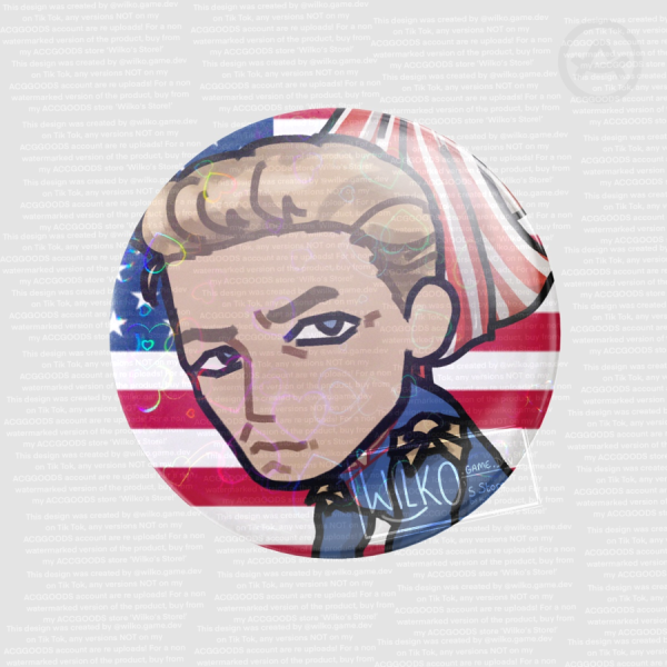 Homelander The Boys Chibi Round Badge (HOLOHEART)
