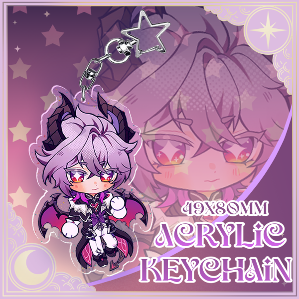 [Genshin] Durin glitter keychain ˖ ࣪⊹
