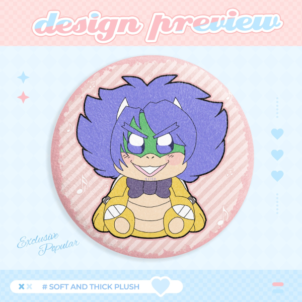 Ludwig Plush Badges