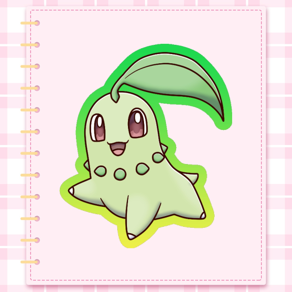 Chikorita - Pokemon Stickers
