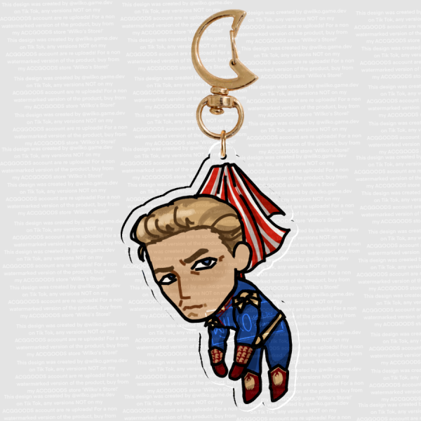 Homelander The Boys Chibi Keyring (large)