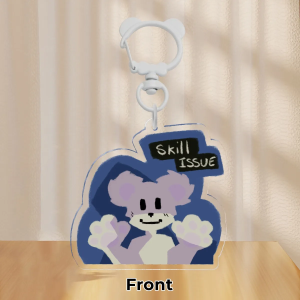 Cucurucho Skill Issue Keychain