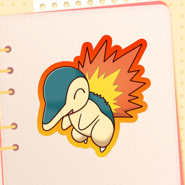 Cyndaquil - Pokemon Stickers