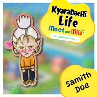 Samith Doe Mii Die Cut Sticker