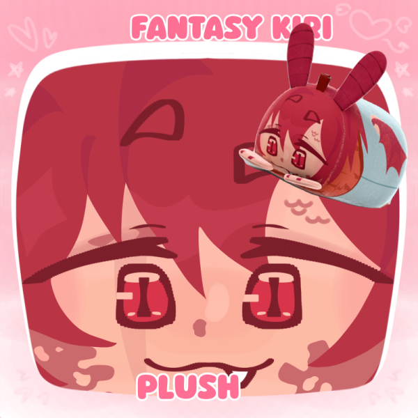 Dragon Kirishima fantasy au  Mochikororin Plush Keychains