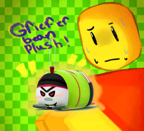 Block Tales- Griefer Bean Plush Keychain