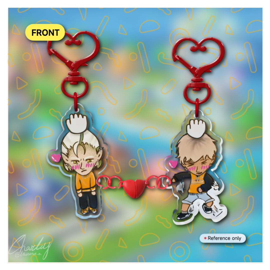 サプライ・アクセサリ・グッズ mii Samith + Noah Mii Magnet Keychain by IthinkNot_0_ - ACGGOODS