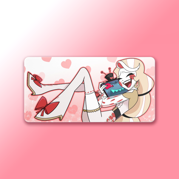 Charlie & Vox Valentines 2026 Deskmat [HAZBIN HOTEL]