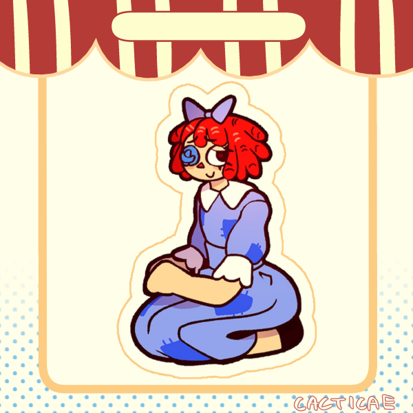 TADC Ragatha Vinyl Matte Sticker
