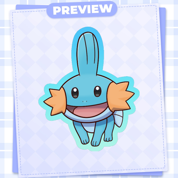 Mudkip - Pokemon Stickers
